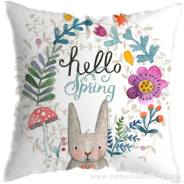 Easter holiday polyester linter printing cushion